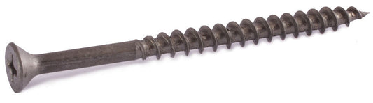 6 x 1/2 Phillips Flat Particle Board Screw Plain & Lubed - Carton (25,000)