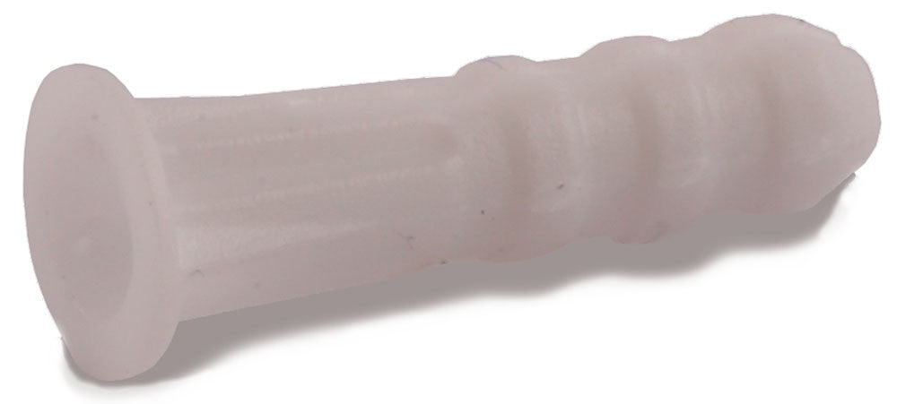 8-10-12 x 1 Ribbed Plastic Anchor Nylon White