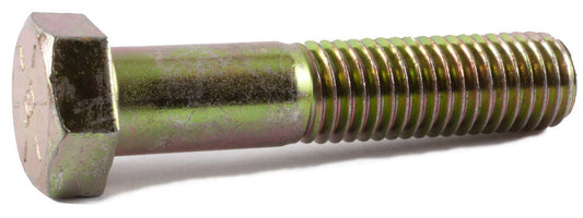 7/16-20 x 3/4 Grade 8 Hex Cap Screw Yellow Zinc Plated