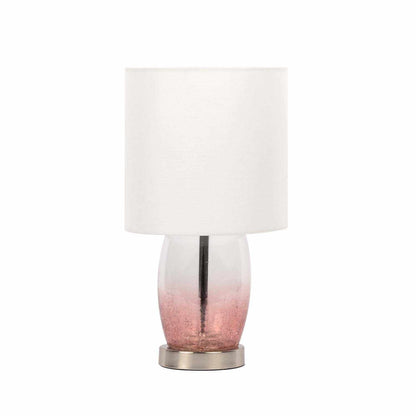 Pertek White Glass Table Lamp - Clearance