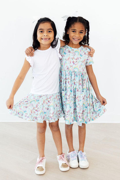 Unicorn Queen Ruffle Twirl Skort