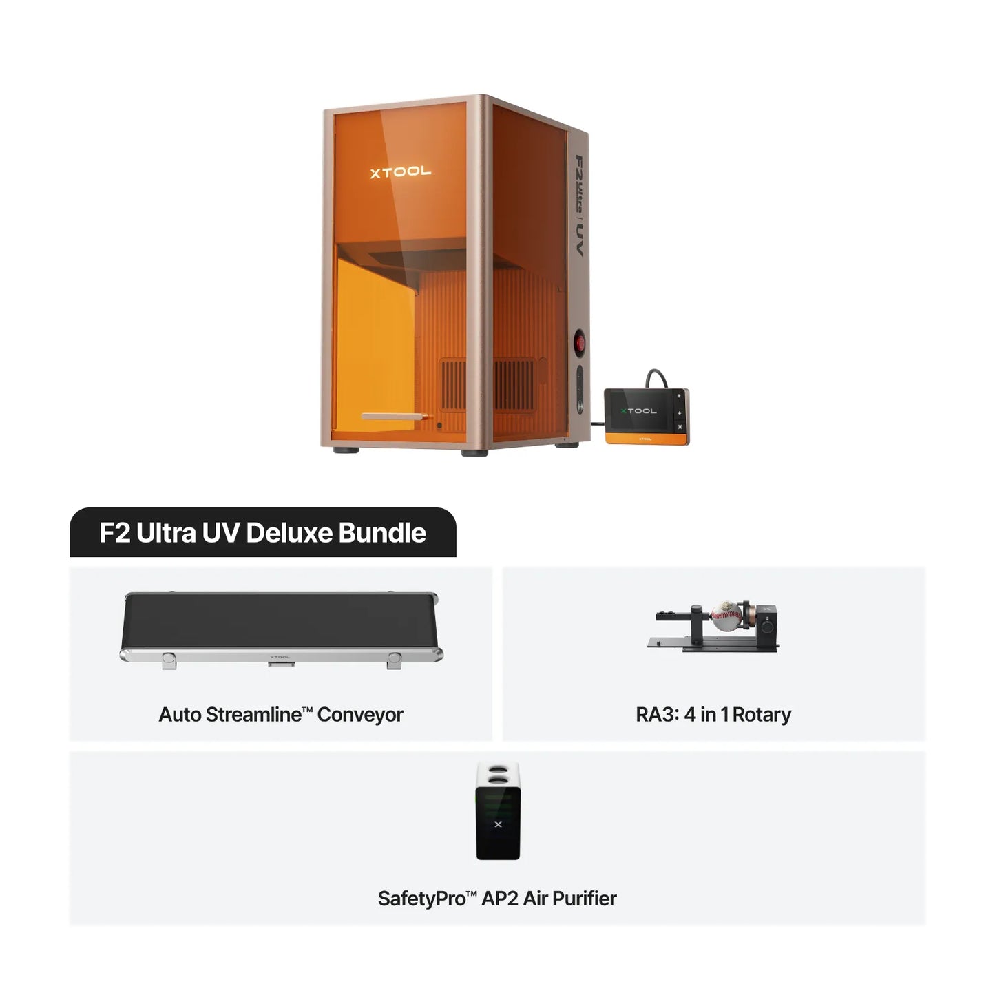 xTool F2 Ultra UV 5W UV Laser Engraver
