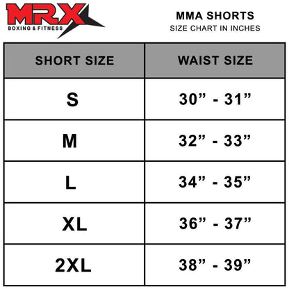 MRX Mma Fighting Shorts Black Hydra-mma-shorts-1116