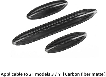 Model 3 / Y Central Control Panel Stickers - Carbon Fiber Interior Mods