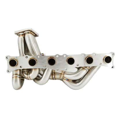 T3 T4 Single Turbo Conversion Exhaust Header Kit For N54 135i 335i 535i AWD Z4 3.0L