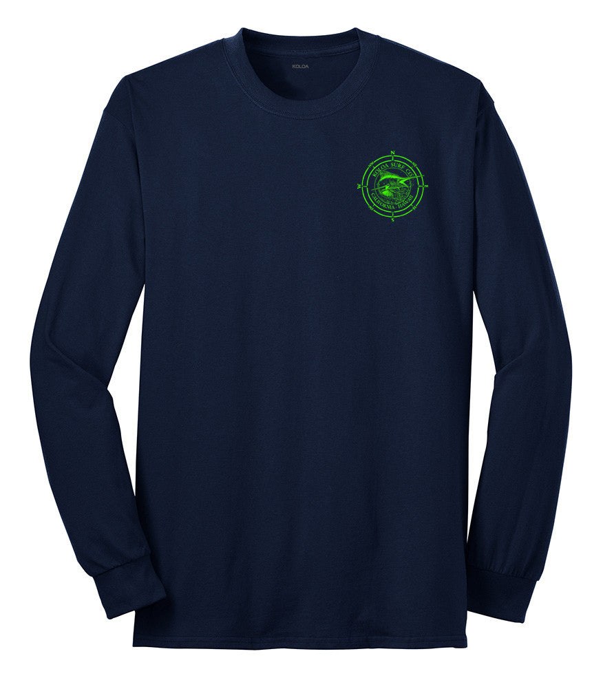 Koloa Black Marlin 50/50 Long Sleeve T-Shirts