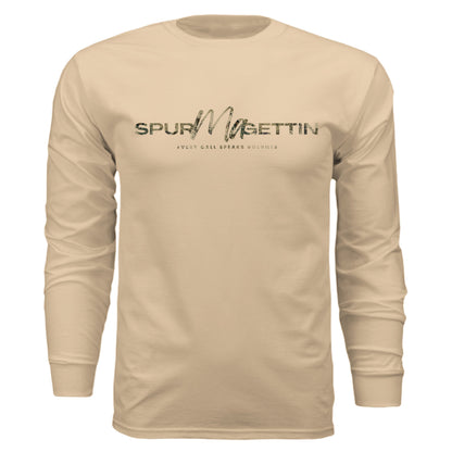 Upland Splash Burst Camo California Quail Long Sleeve T-Shirt