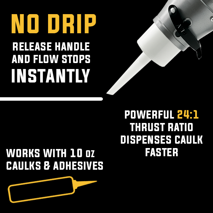 SILIGUN™ PRO Compact 24:1 Caulking Gun - Complete Kit