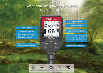 Nokta FINDX Pro - Waterproof Metal Detector - 11000876