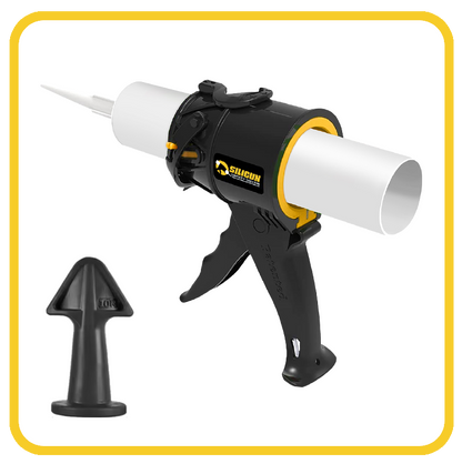 SILIGUN™ Classic Compact 4" Caulking Gun - Nozzle Kit
