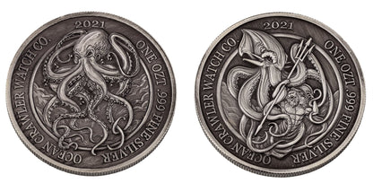 Ocean Crawler 1 oz Silver Round - Limited Edition