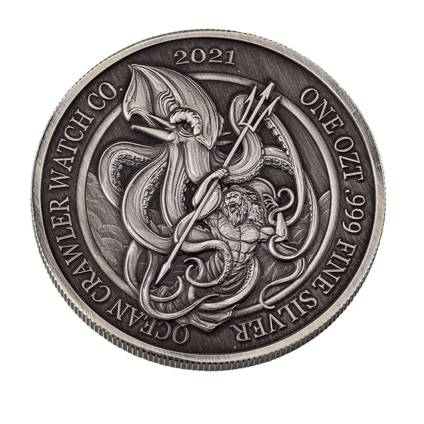 Ocean Crawler 1 oz Silver Round - Limited Edition