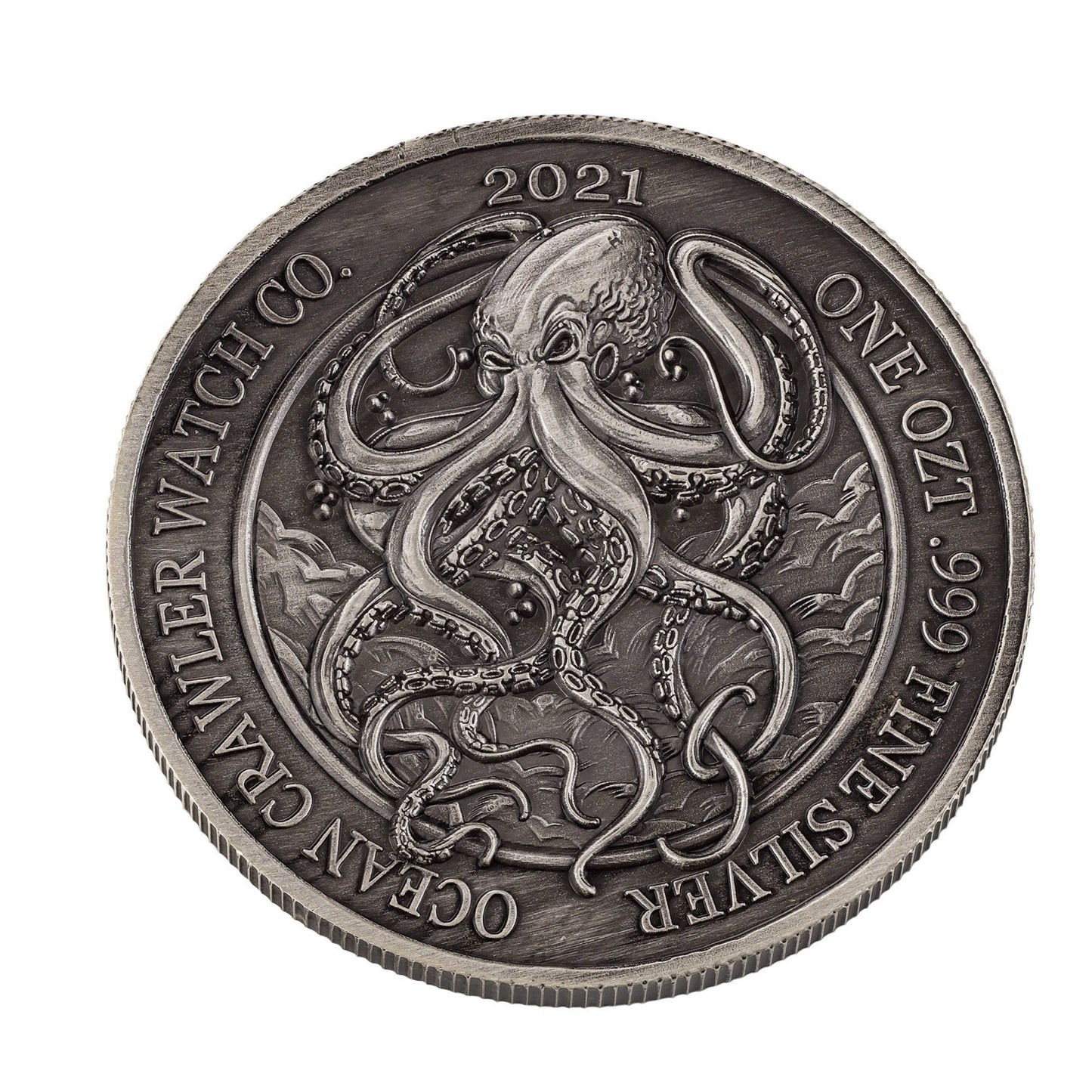 Ocean Crawler 1 oz Silver Round - Limited Edition