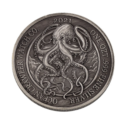 Ocean Crawler 1 oz Silver Round - Limited Edition