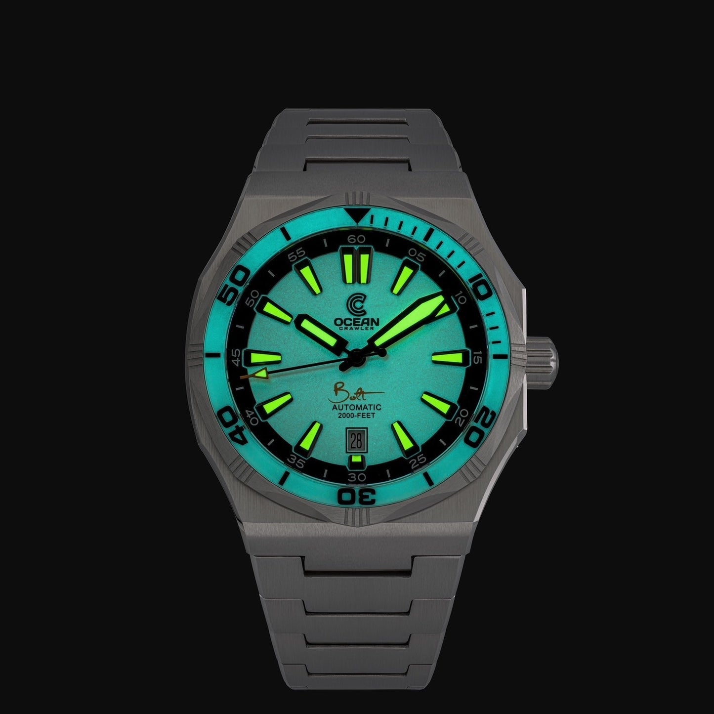 Ocean Crawler Bolt - LumeWave Edition - White - Integrated bracelet Included!