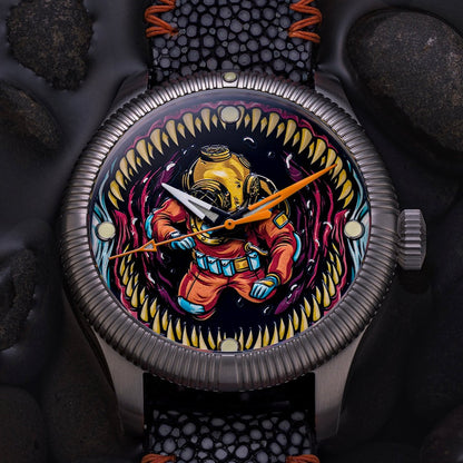 Ceramic-Enamel Dial - The Last Dive