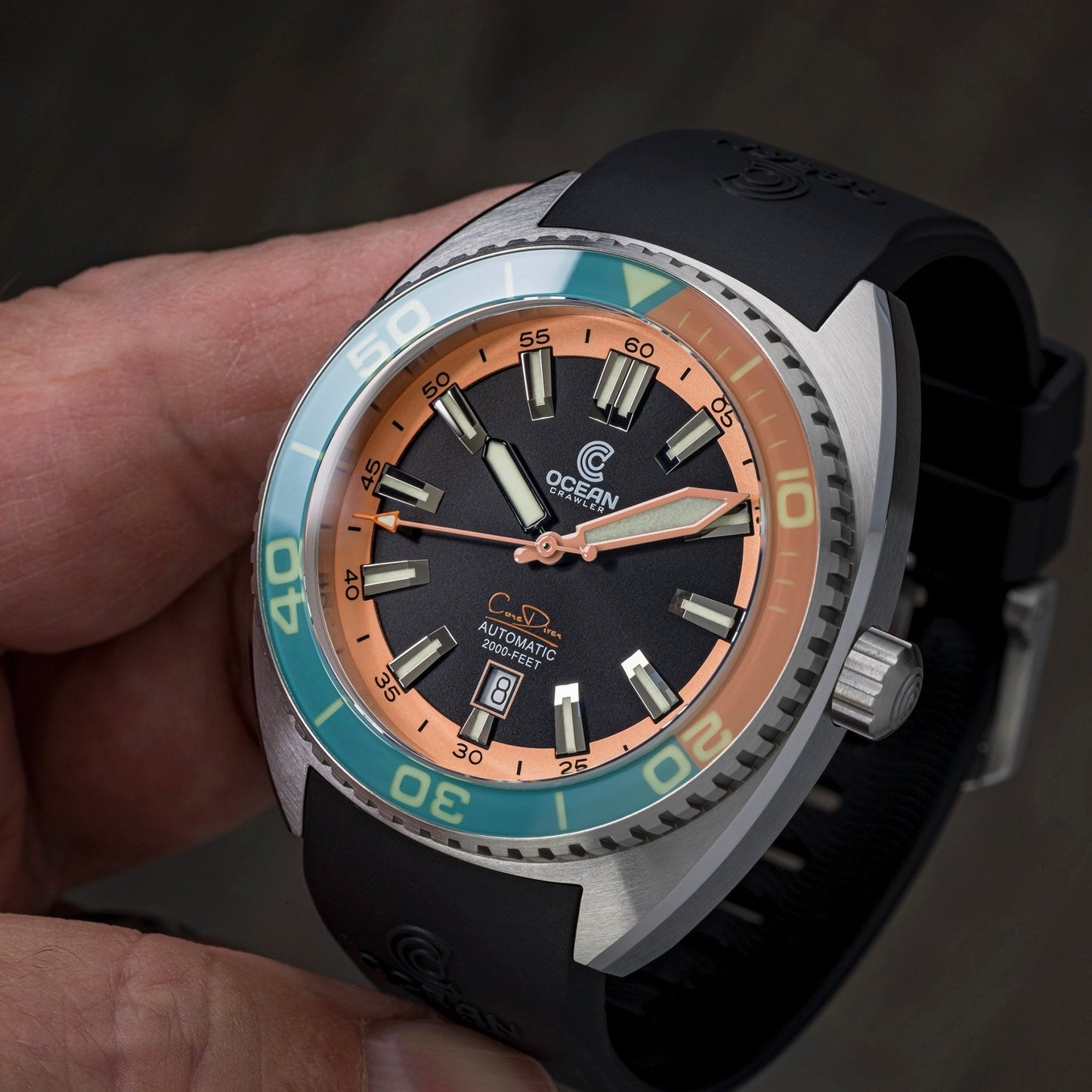 Ocean Crawler Core Diver - Aqua/Salmon