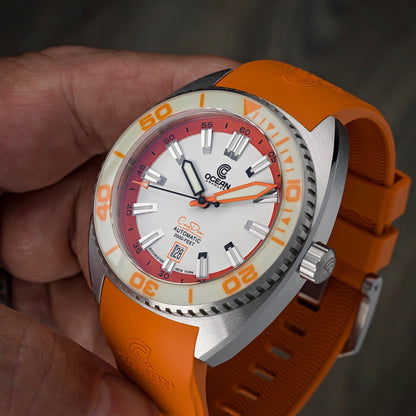 Core Diver - Spring Time - Full Lume Orange - 2 Straps Included!