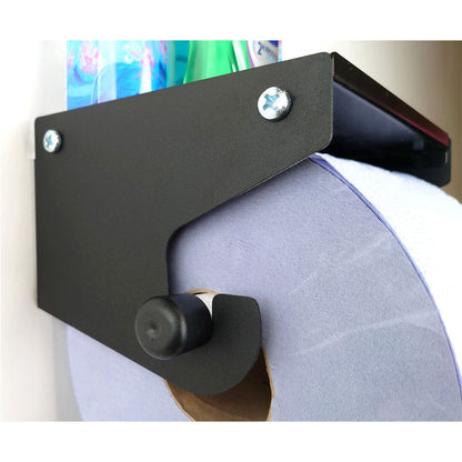 Van Mountable Blue Roll Paper Towel Holder Dispenser Stop Brake Office Cleaning