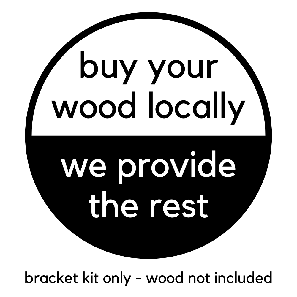 DIY Pergola Bracket Kit for a Freestanding Pergola With Slatted Roof - Any Size Up to 12' x 12'