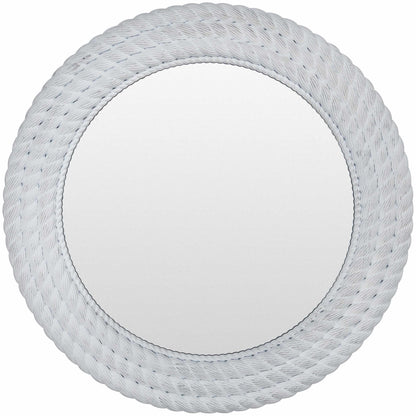 Polverigi Round White Mirror - Clearance