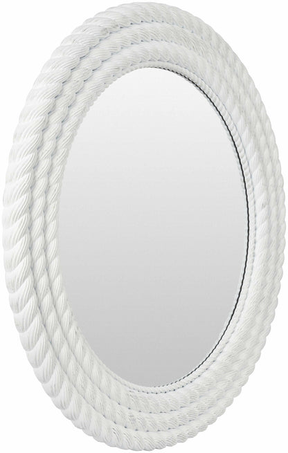 Polverigi Round White Mirror - Clearance
