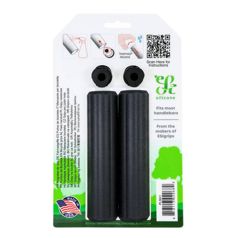 Plush Silicone Bicycle Grips