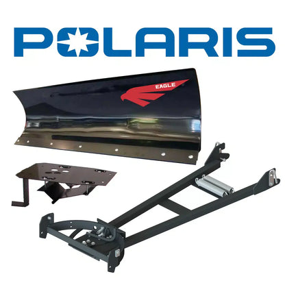 Eagle Snow Plow 60″ ATV Steel Mid-Mount Complete Plow System for 450-570 Polaris (Sportsman H.O/6×6/Touring/X2/SP/Ultimate Trail/ETX) (2014-2025)