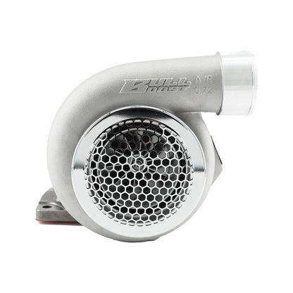 Polished Billet 4" Inch Turbo Inlet Guard Velocity Stack Adapter Bellmouth Intake Hex