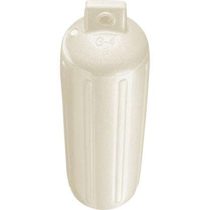 Polyform G-4 Twin Eye Fender 6.5" x 22" - Metallic White