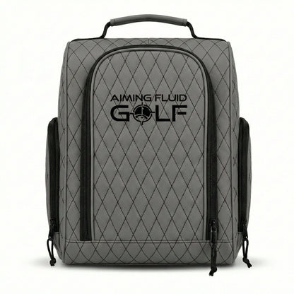 Premium Golf Shoe Bag – Vented Leather Shoe Storage