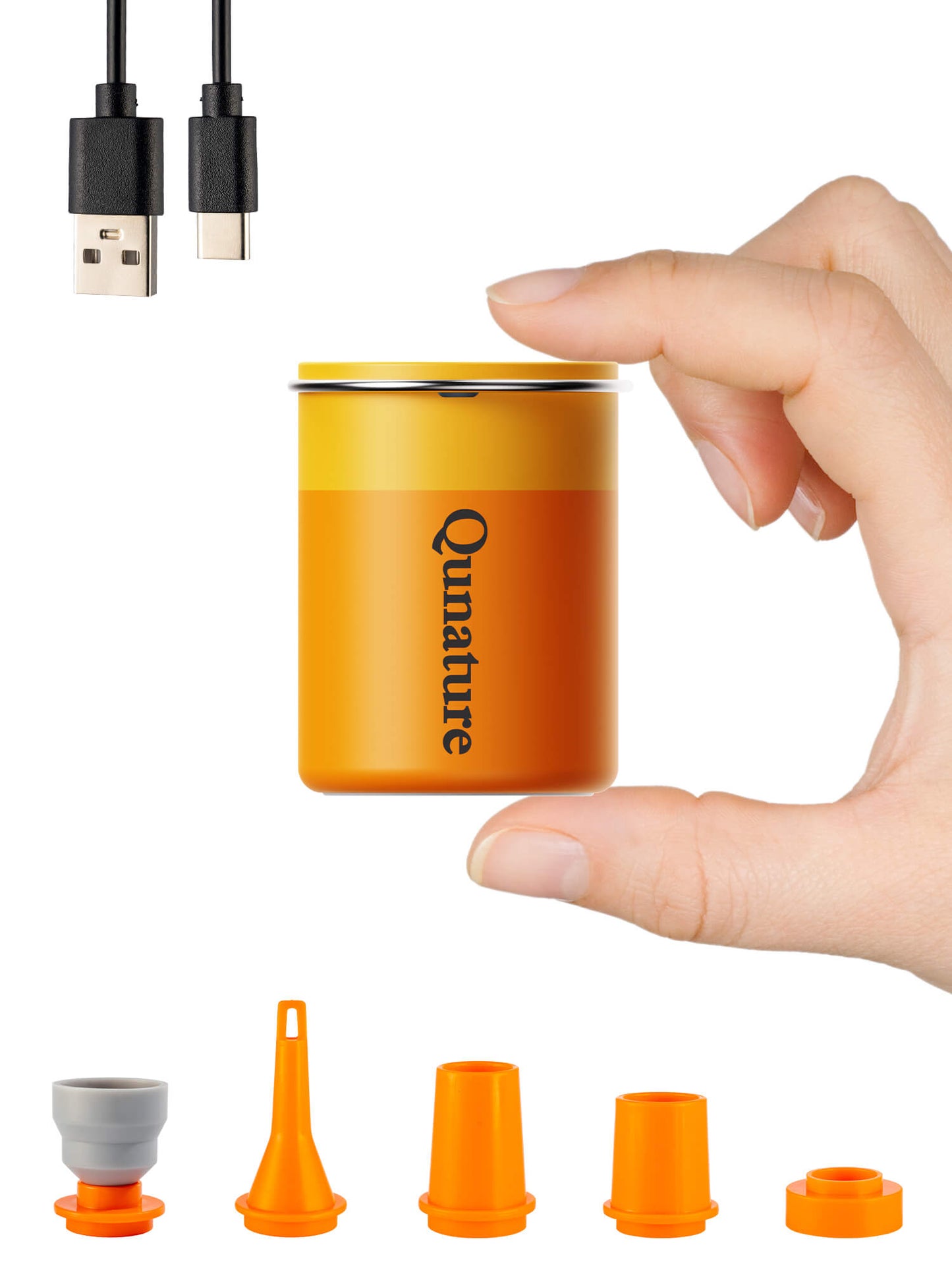 Qunature Mini Electric Air Pump for Camping & Outdoor Gear