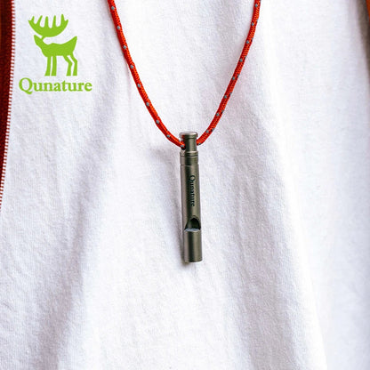 Titanium Survival Whistle 120dB Loud, Durable, Portable Outdoor Gear