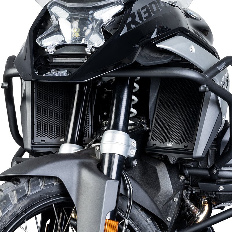 LOBOO Radiator Guard for BMW R1300GS / R1300GS Adventure– CNC Aluminum Protective Grille, Airflow-Optimized, Anodized Finish