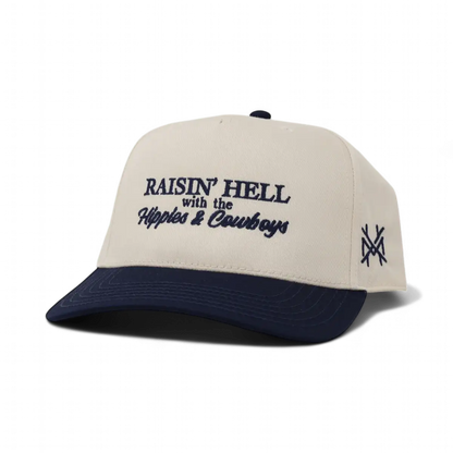 Raising Hell with the Hippies and Cowboys Snapback Hat