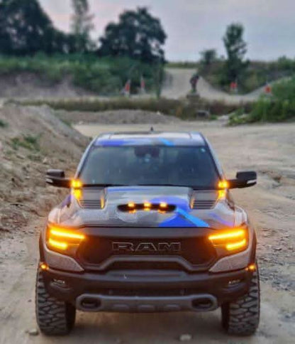 2019+ RAM 1500 TRX Hood Mount/Ditch Lights/Pillars