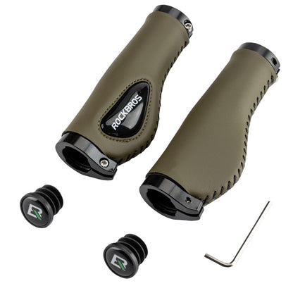 Bike Handle Grips Ergonomics Design Soft Gel Dual Lock