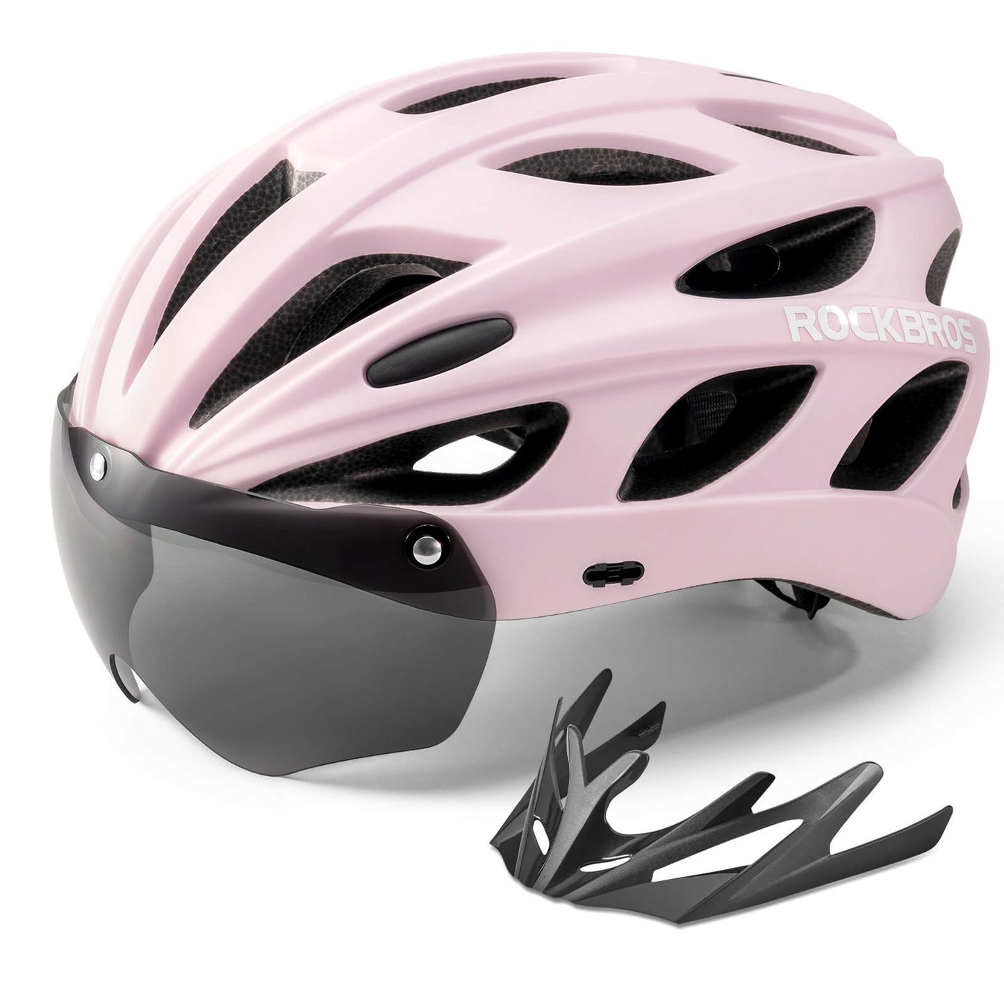 Pottier Bike Helmet with Visor and Goggles
