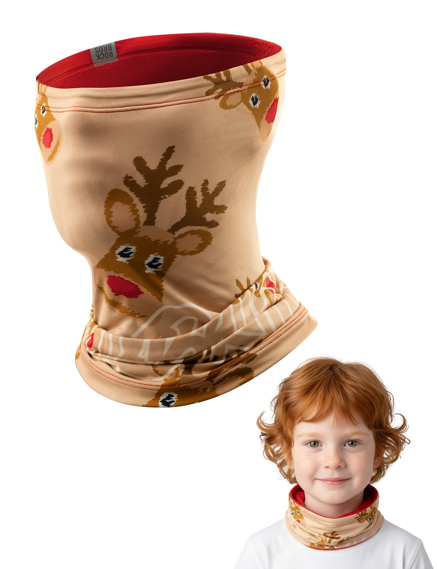 Kids Fleece Warm Face Cover & Neck Gaiter