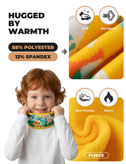 Kids Fleece Warm Face Cover & Neck Gaiter