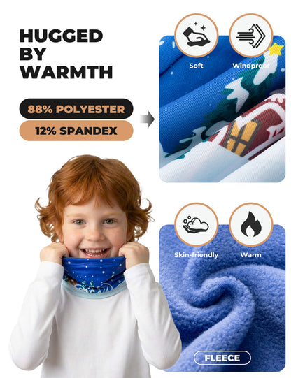 Kids Fleece Warm Face Cover & Neck Gaiter