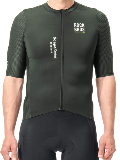 Men's ROAD-TO-SKY Quick-Dry Short-Sleeve Cycling Jersey