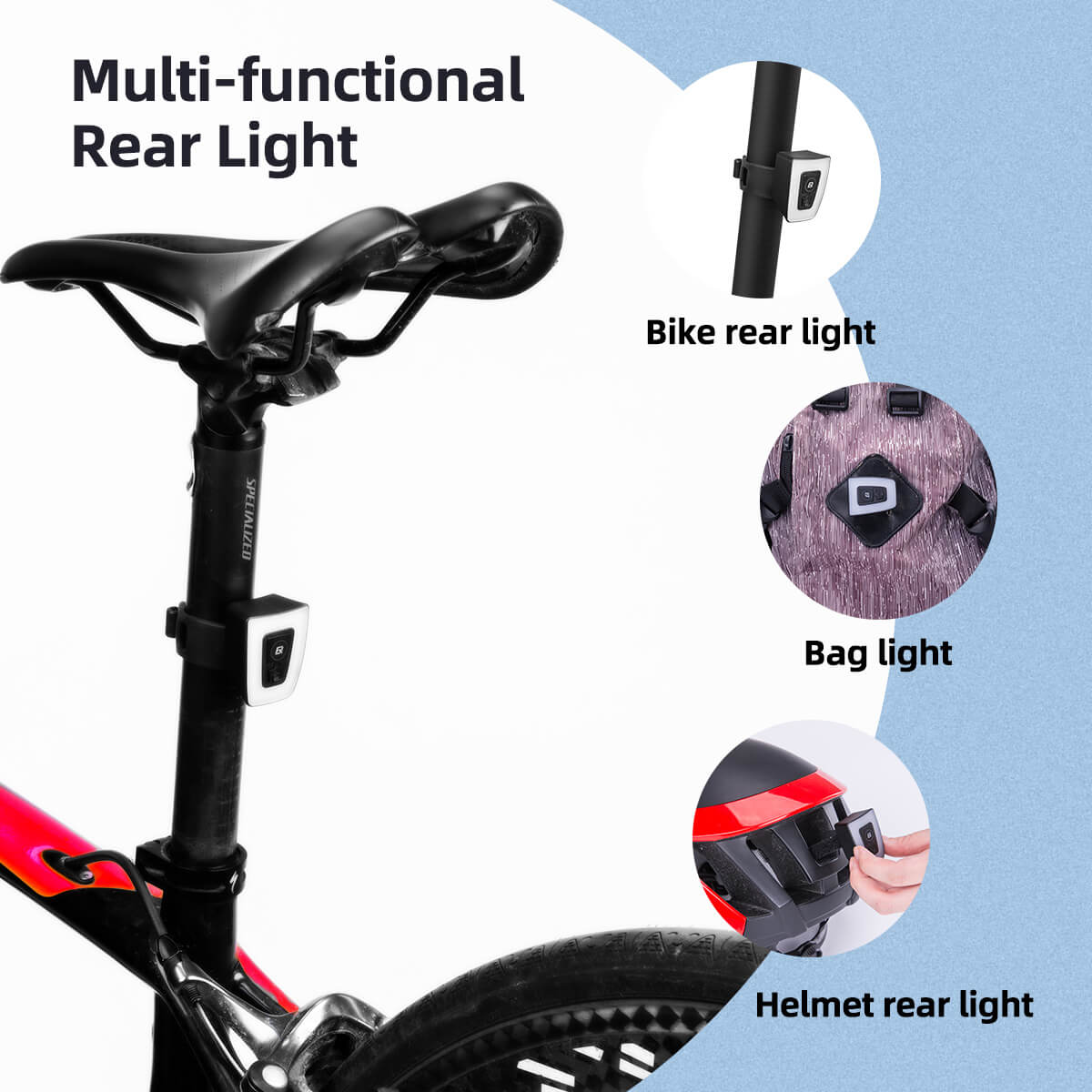 Helmet Rear Light