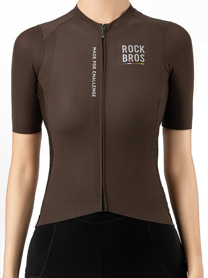 Women's ROAD-TO-SKY Quick-Drying Short-Sleeve Cycling Jersey