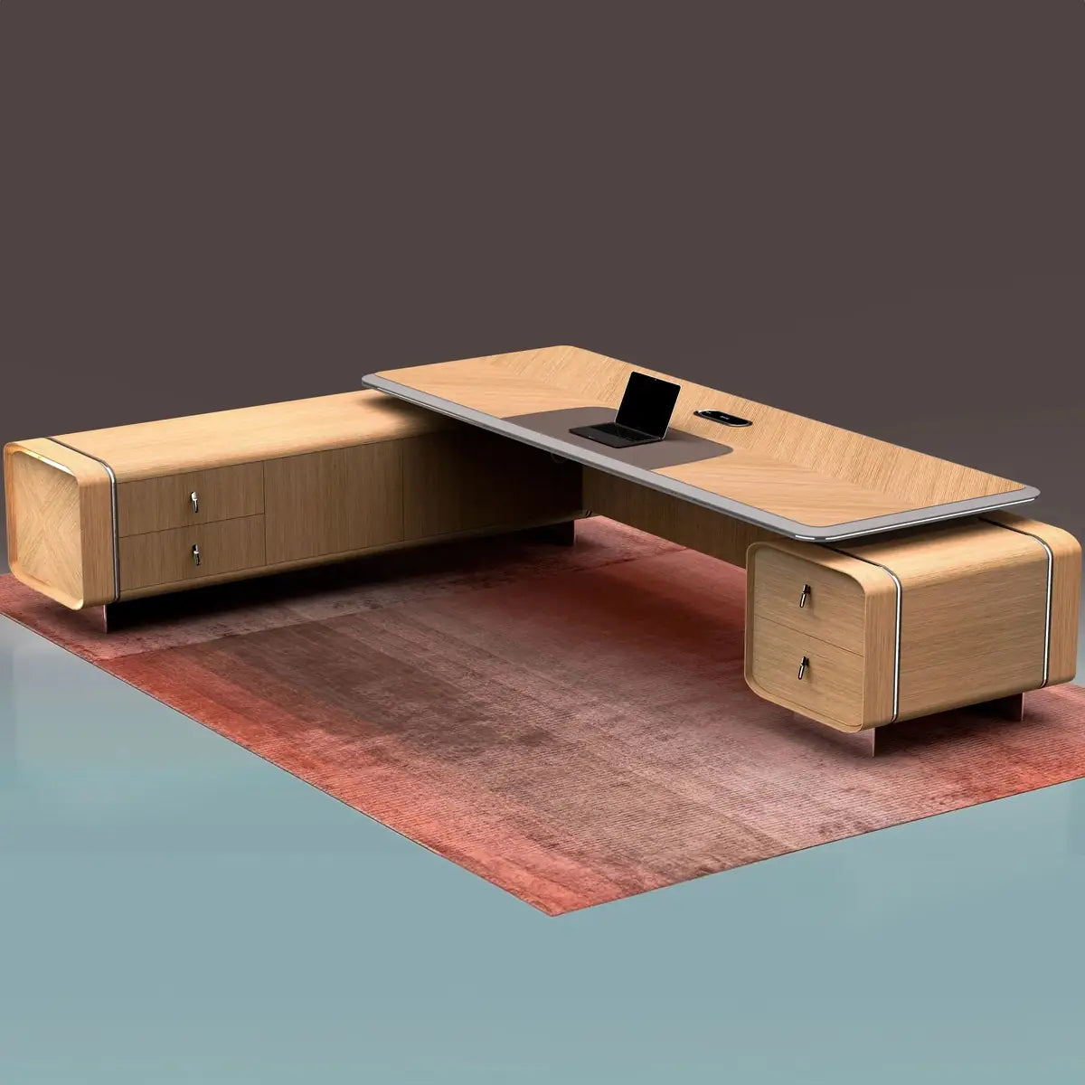 Sovra · Modern L-Shaped Executive Desk