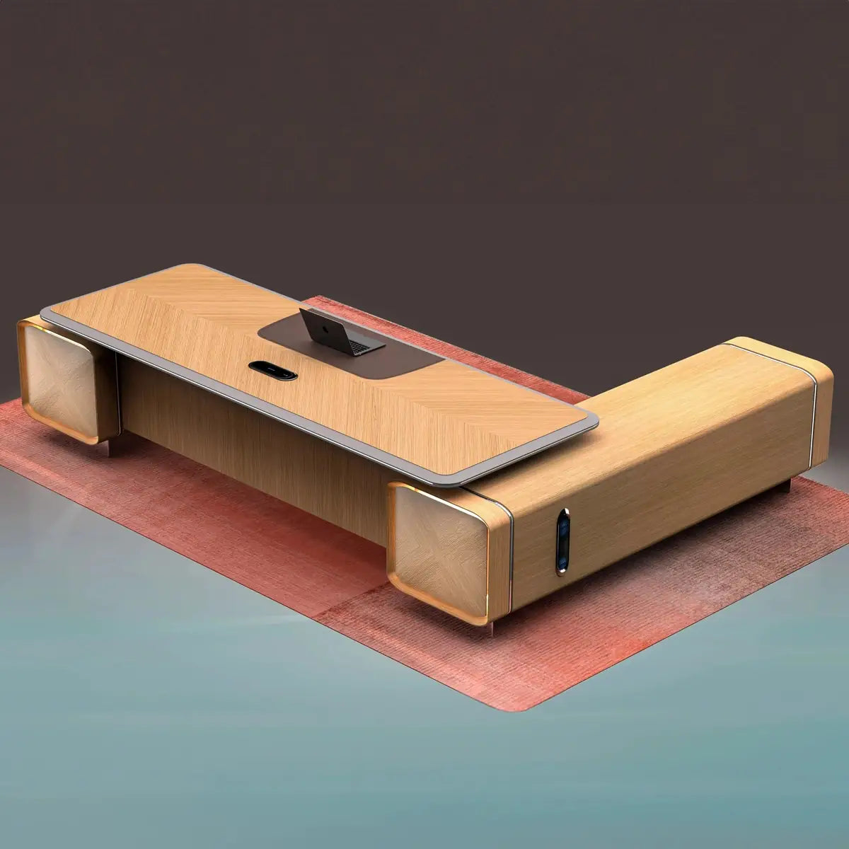 Sovra · Modern L-Shaped Executive Desk