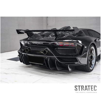 SVJ Style Full Carbon Fiber Aero Body Kit for Lamborghini Aventador LP700 LP740 LP750 Coupe