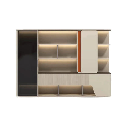 Harbord · Modern Office Shelves w/ Lighting, Storage