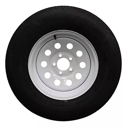 (Set of 4) Antego Tire and Wheel 225/75R15 Trailer Tire – Reinforced 10-Ply-Ply Design, 15.0-Inch Rim – Built for Long-Distance Hauling & Stability | A15604510116110ST22575R15-B4