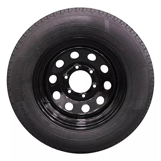(Set of 4) Antego Tire and Wheel 205/75R15 Trailer Tire – Reinforced 8-Ply-Ply Design, 15.0-Inch Rim – Built for Long-Distance Hauling & Stability | A15604520096108ST20575R15-B4